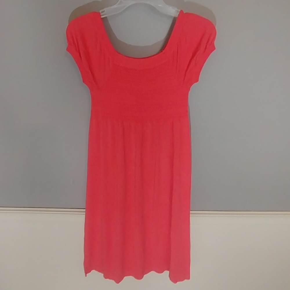 Coral dress